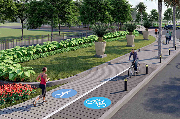 Bicycle & Jogging Track
